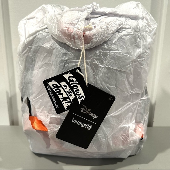 Loungefly Disney Halloween Mickey and Minnie Backpack Glow in the Dark - Picture 7 of 7
